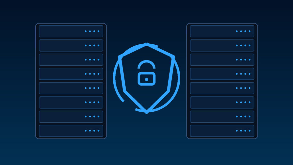 Sichere Datensicherung zwischen Servern und geschütztem Backup